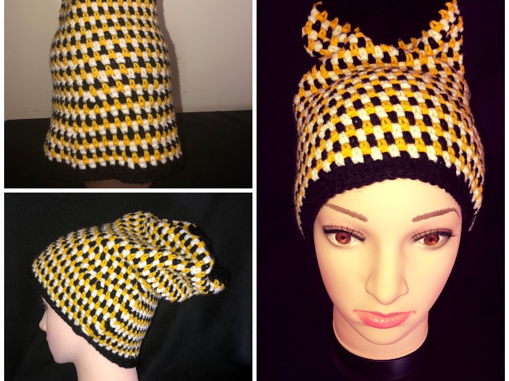 G. Pittsburgh Steelers checkered hat