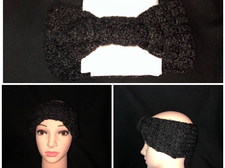 5. Blackish knot Headband