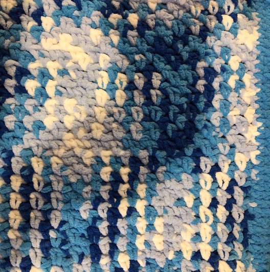 5. Boy blanket shades of blues